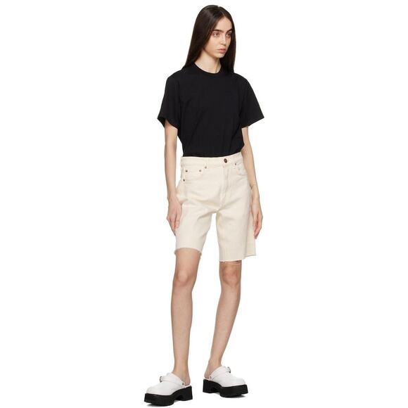 Rag & Bone Vintage Bermuda 9.5" Short - Ecru Size 25 - Picture 1 of 8